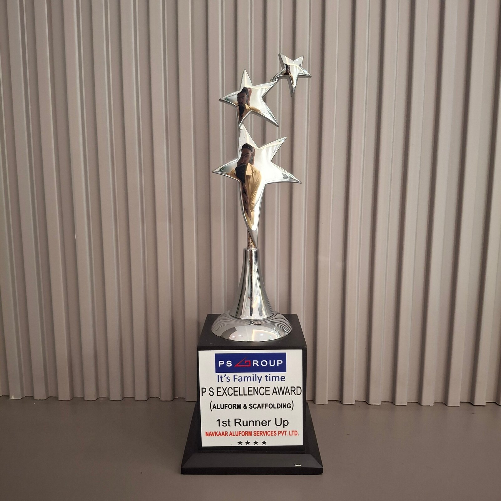 PS Group PS Excellence Award trophy, 1st Runner Up