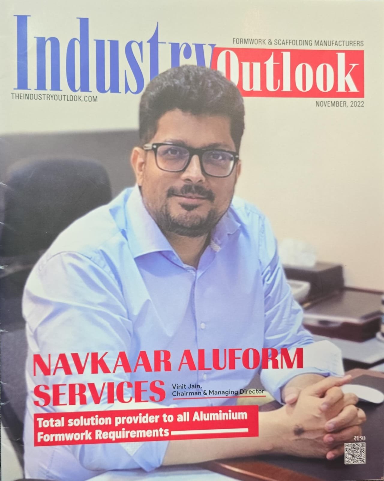 Industry Outlook November 2022 cover featuring Vinit Jain